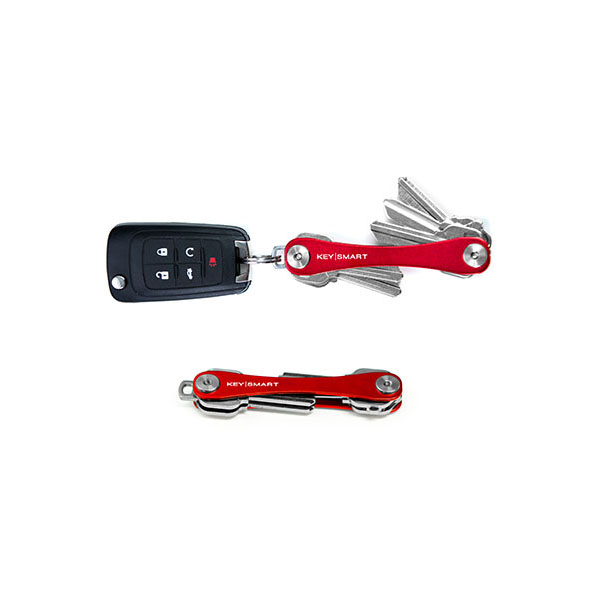 Een sleutelbos die je broek niet kapot prikt (KeySmart Compact Keyholder Rood)