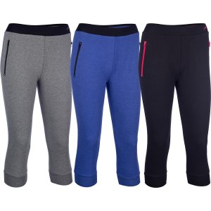 Jogging Trousers 3/4 Melange • Women •