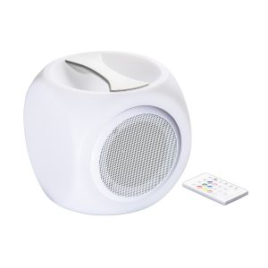 Bluetooth®-luidsprekerr met licht REFLECTS-MALBORK WHITE