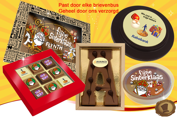 Sinterklaas relatiegeschenk choco-paradijs chocola