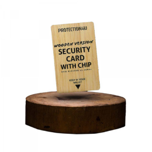 Wooden Security Card with Chip