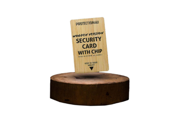 Wooden Security Card with Chip