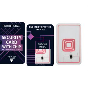 Security card with chip