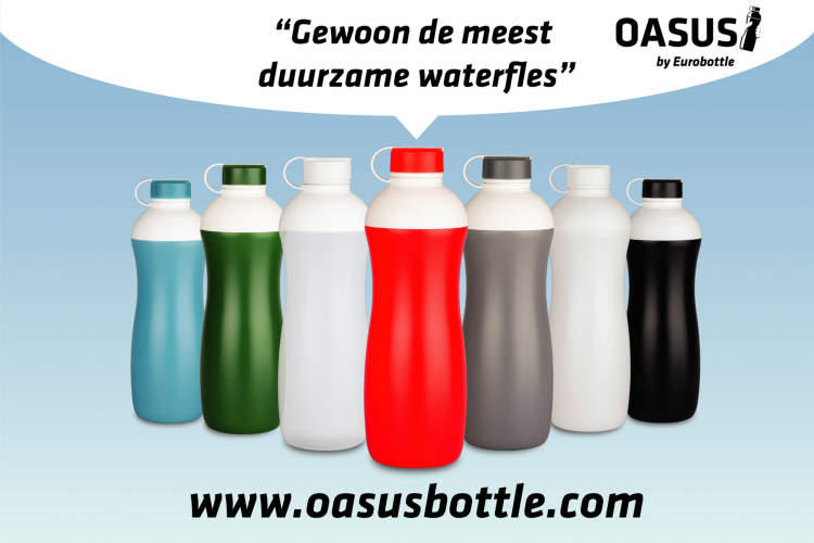 Oasus bottle - De meest duurzame waterfles (EuroBottle)